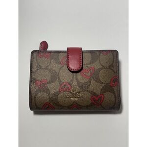 Coach Crayon Red Heart Limited‎ Edition Wallet